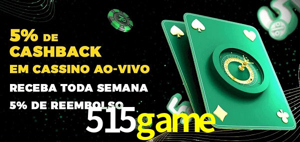 Promoções do cassino ao Vivo 515game